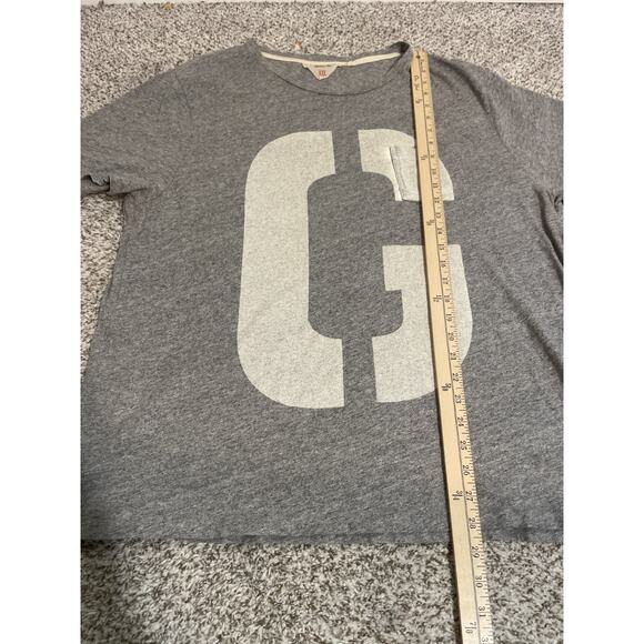 Rag & Bone Alphabet Print Crew Pocket T-Shirt Gray “G” Size XXL - Picture 6 of 9